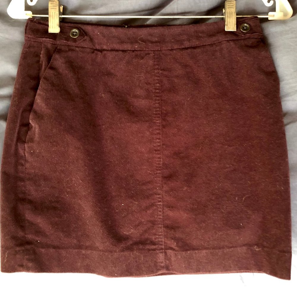 Banana Republic Corduroy Mini Skirt
